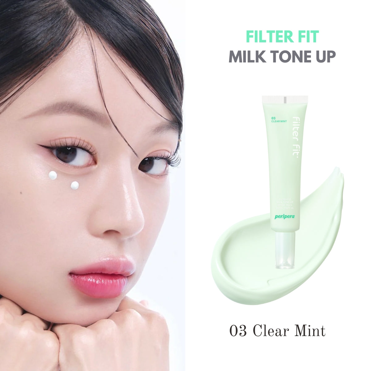 Peripera Filter Fit Milk Tone Up (3 Tones) - Shop now at Glowii Beauty