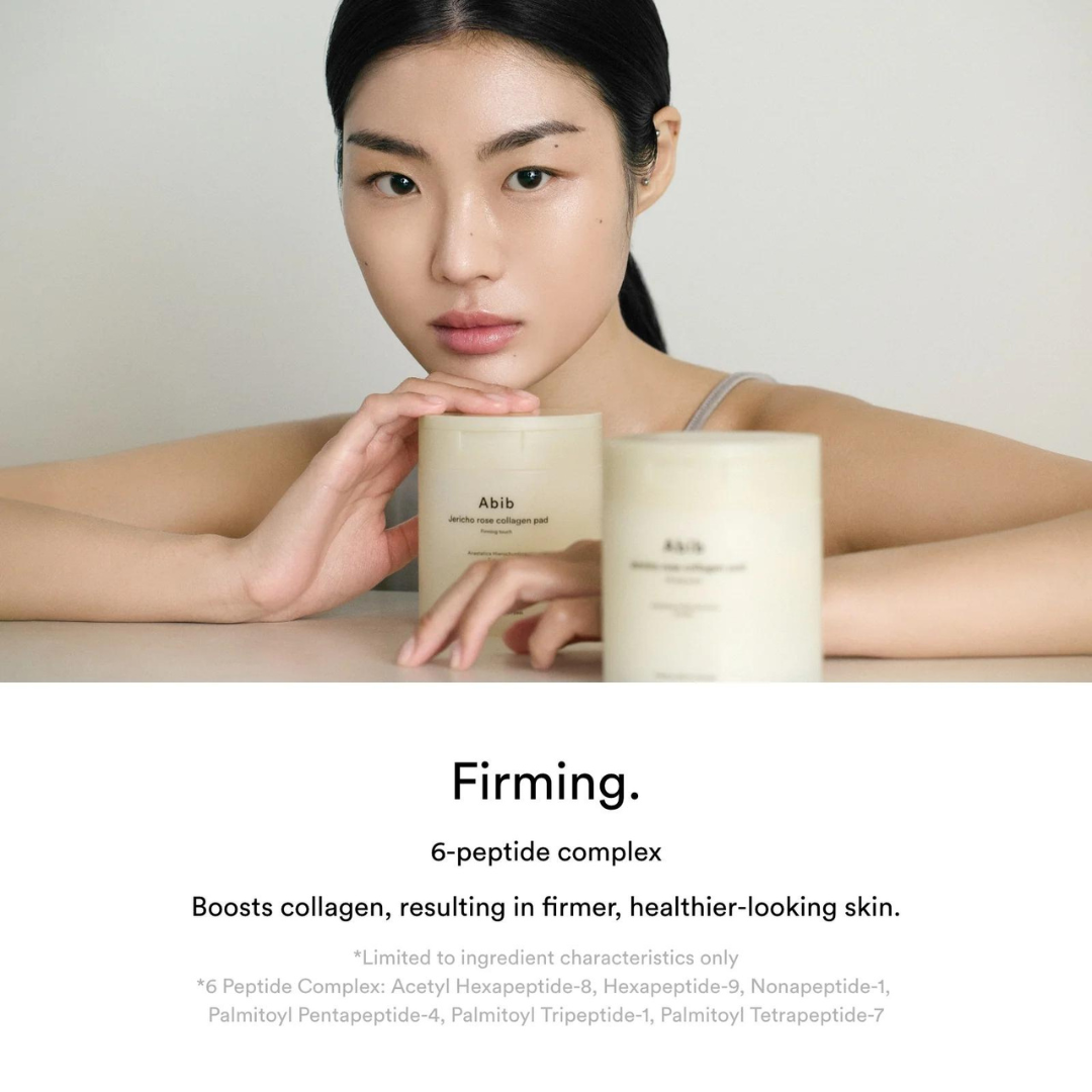 Abib Jericho Rose Collagen Pad Firming Touch 60pcs  - Glowii Beauty
