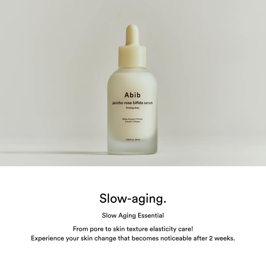 Abib Jericho Rose Bifida Serum Firming Drop 50mL - Shop now at Glowii Beauty