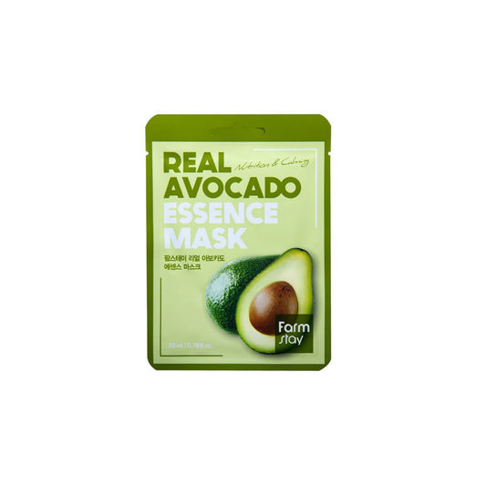 Farmstay Real Avocado Essence Mask 1pc  - Glowii Beauty