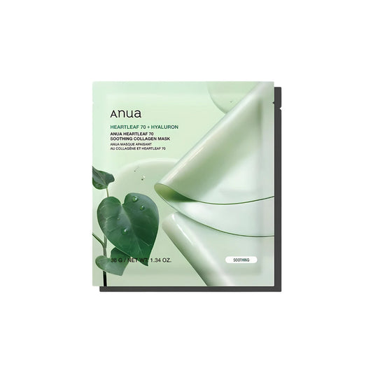 Anua Heartleaf 70 Soothing Collagen Mask 4Pcs - Shop K-Beauty in Australia