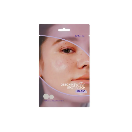 ISNTREE Onion Newpair Spot Patch [Basic] 24 Patches(10Mmx12Ea/12Mmx12Ea)  - Glowii Beauty