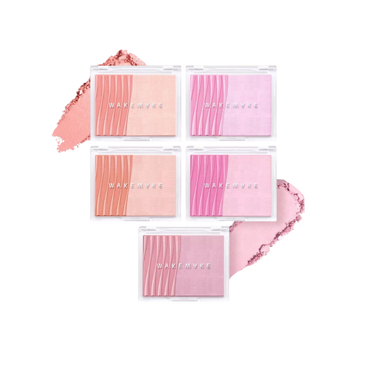 WAKEMAKE Sheer Layering Dual Blusher (5 Colours)  - Glowii Beauty