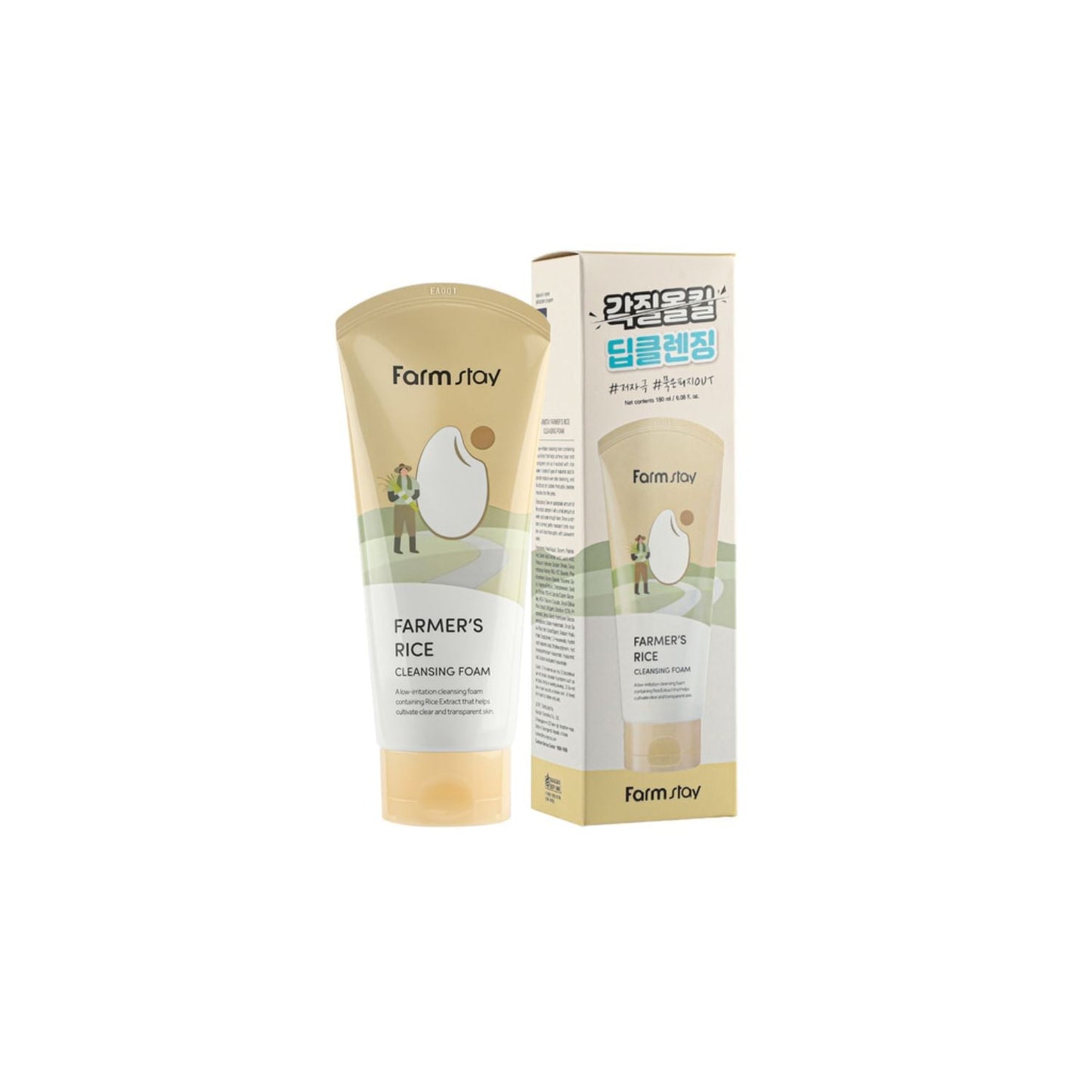 Farmers Rice Cleansing Foam [180ml]