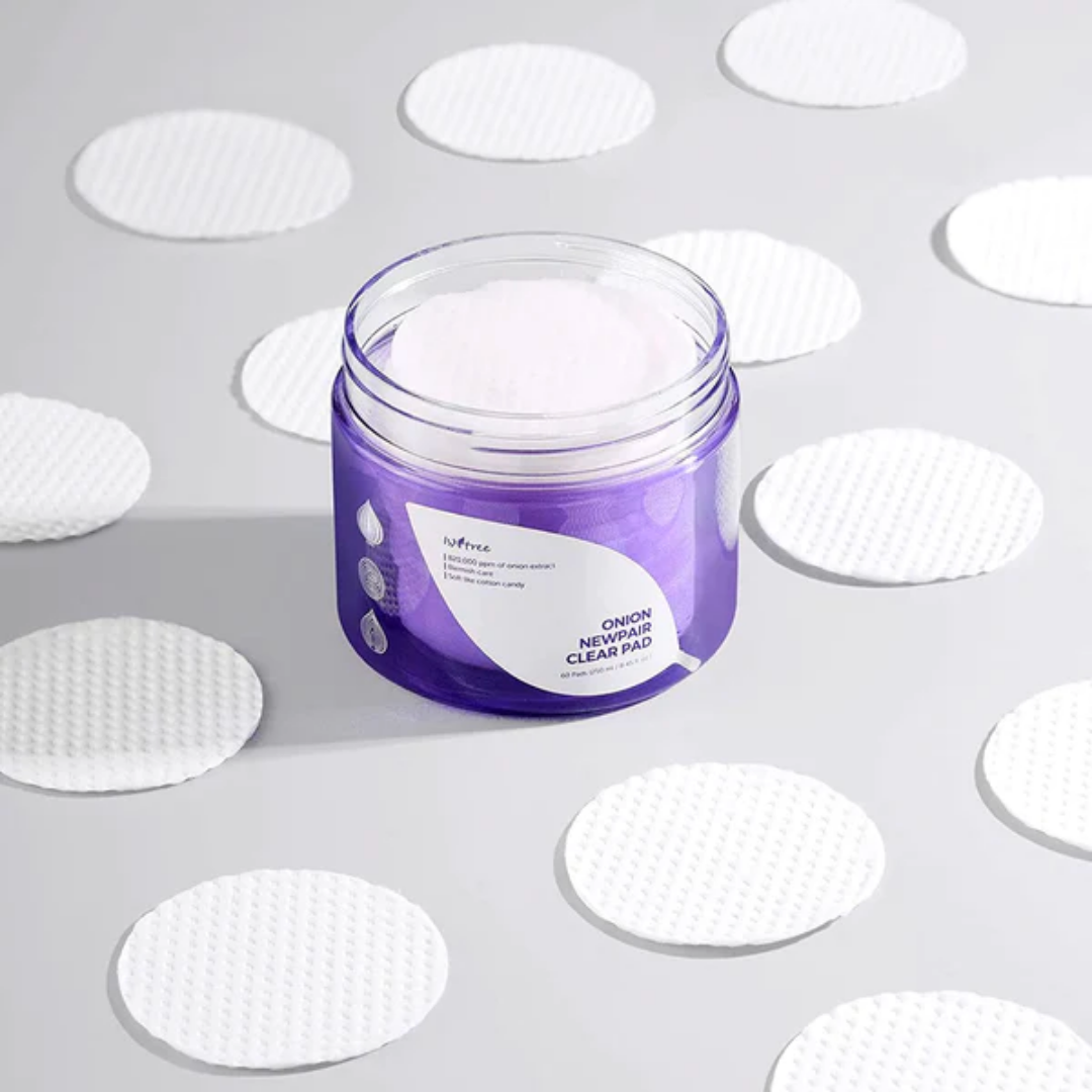 ISNTREE Onion Newpair Clear Pad 250 mL (60Ea) - Glowii Beauty