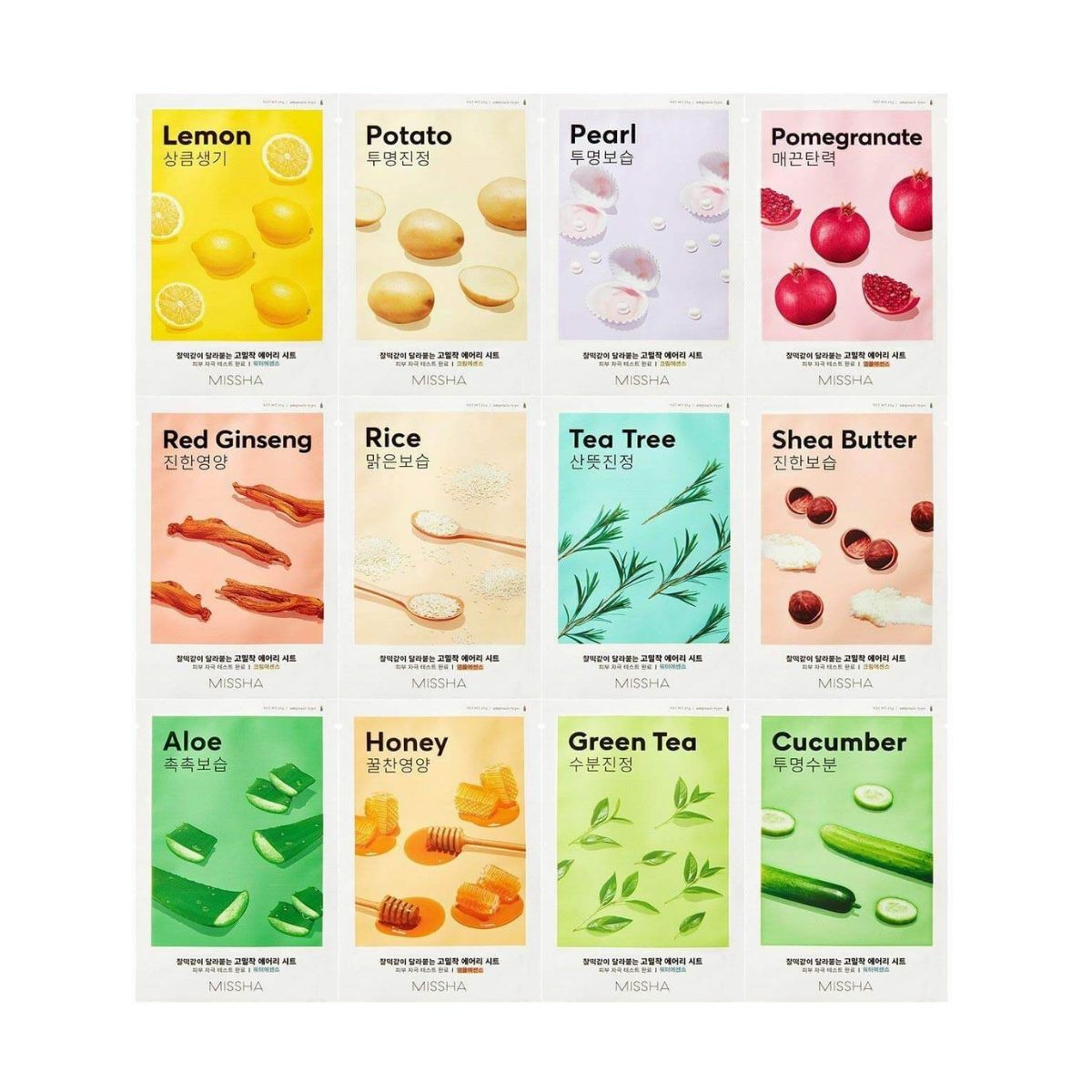 Missha Airy Fit Sheet Mask [Potato] 1pc  - Glowii Beauty