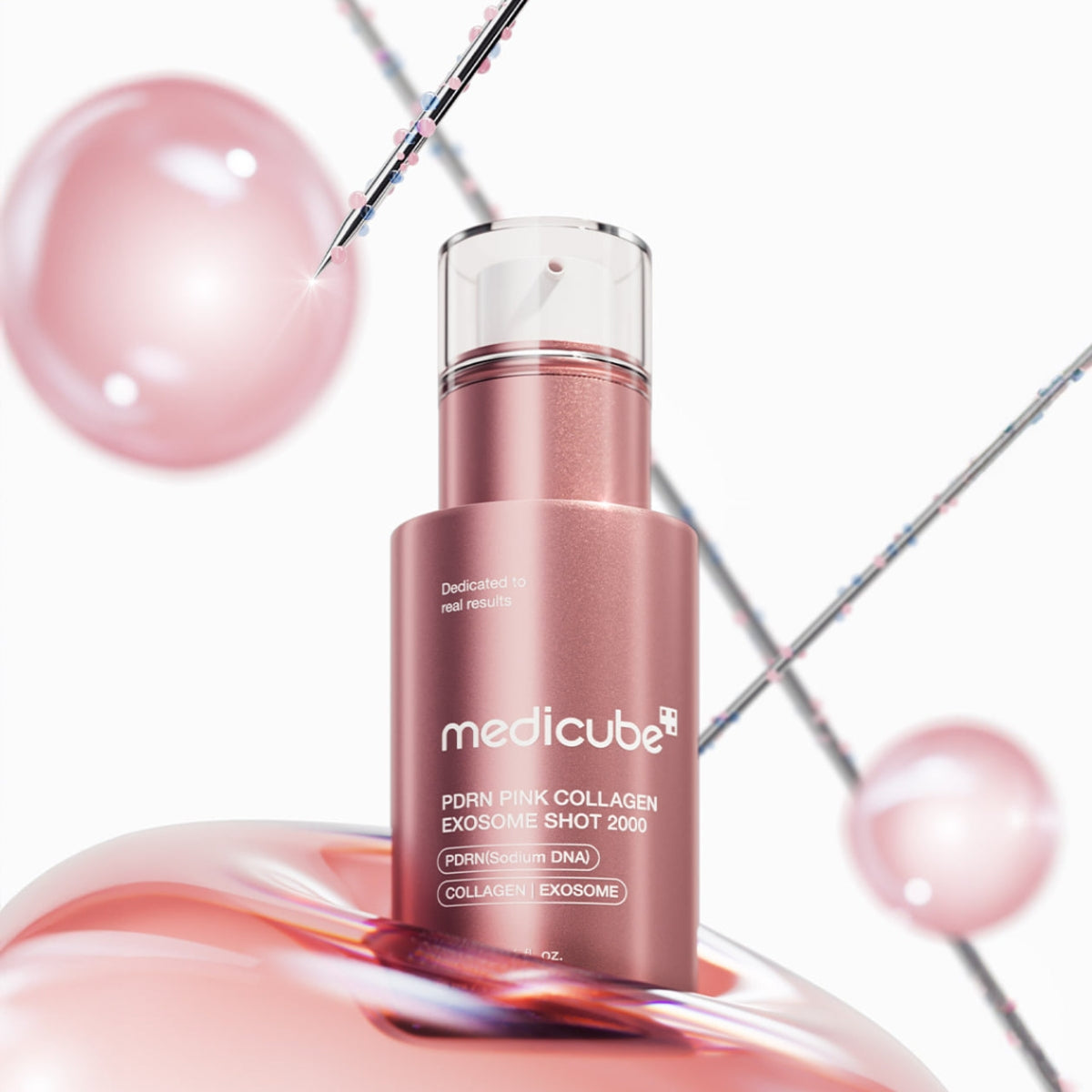 MEDICUBE PDRN Pink Exosome Shot Serum 2000 30Ml - Shop at Glowii Beauty