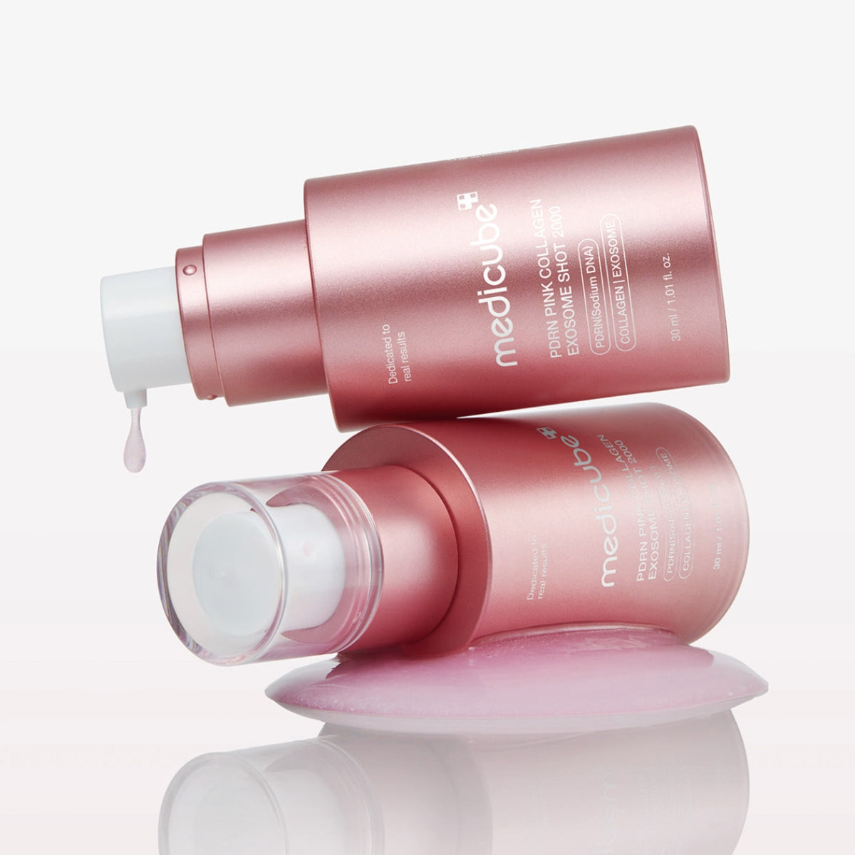 MEDICUBE PDRN Pink Exosome Shot Serum 2000 30Ml - Shop at Glowii Beauty