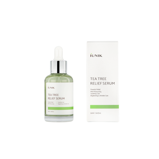 iUNIK Tea Tree Relief Serum 50ml - Shop at Glowii Beauty