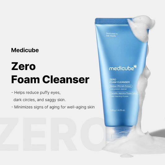 MEDICUBE Zero Foam Cleanser 120G - Shop at Glowii Beauty