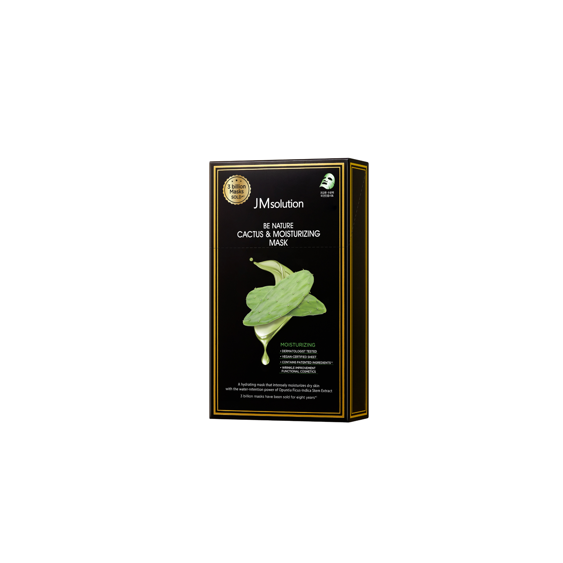 JMsolution Be Nature Cactus & Moisturizing Mask Box [10pcs] - Shop K-Beauty in Australia