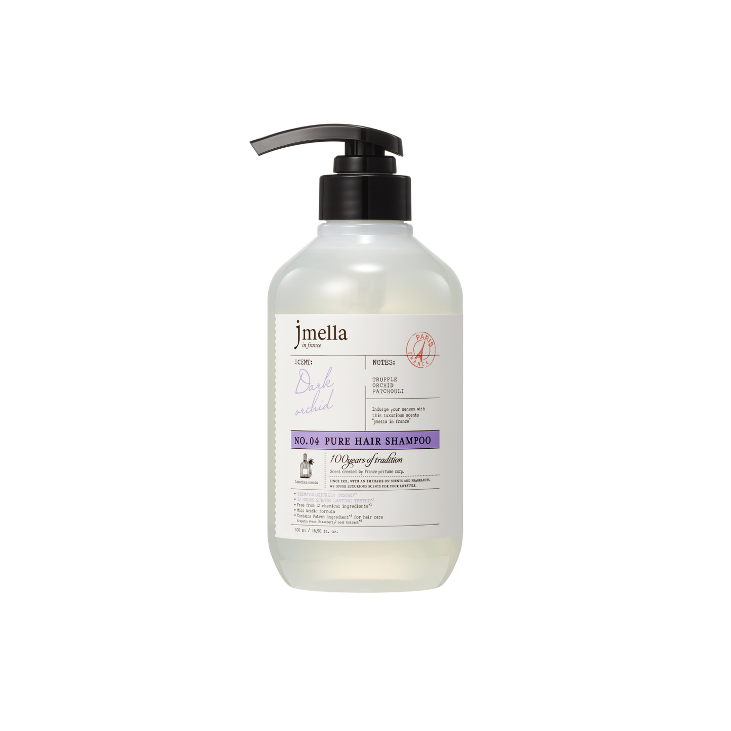 Jmella Pure Dark Orchid Hair Shampoo 500ml - Shop K-Beauty in Australia