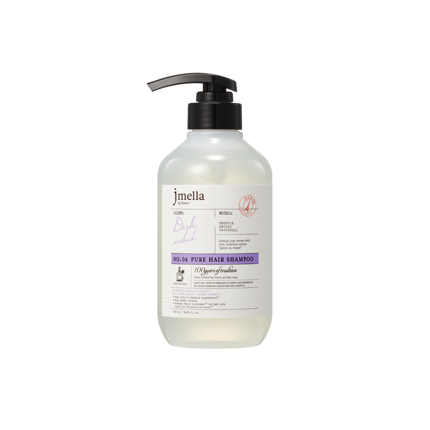 Jmella Pure Dark Orchid Hair Shampoo 500ml - Shop K-Beauty in Australia