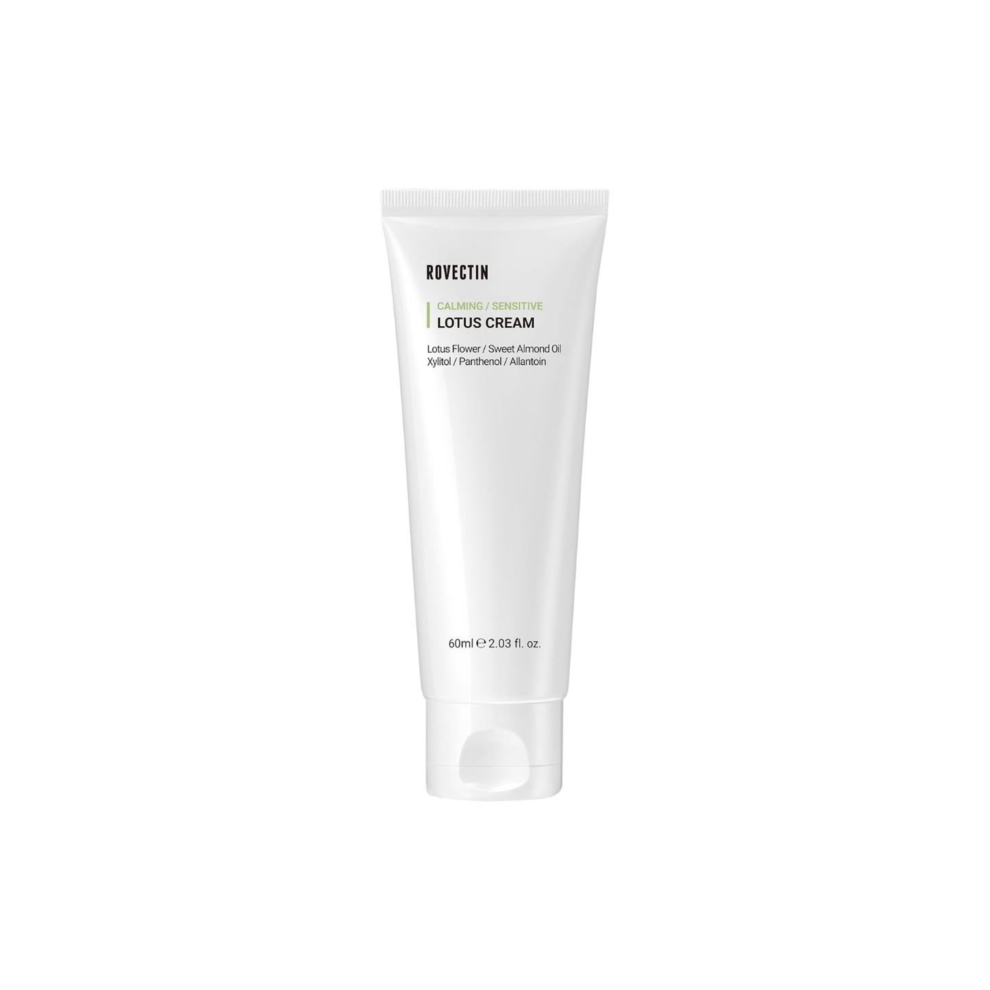 Rovectin Clean Lotus Water Cream 60ml face moisturizer in a sleek jar, showcasing the lightweight, hydrating formula for radiant skin.