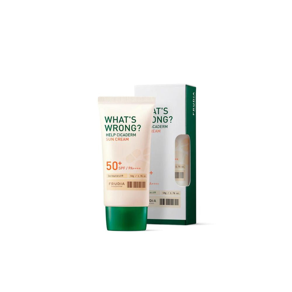 Frudia What's Wrong Help Cicaderm Sun Cream 50g  - Glowii Beauty