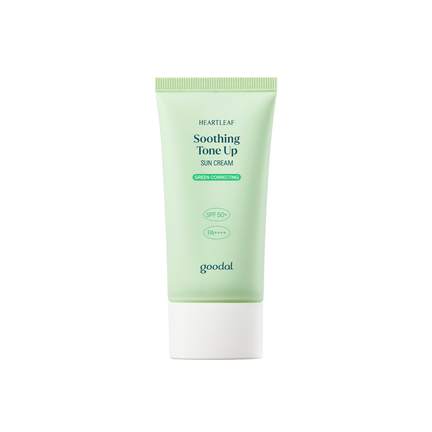 Goodal Heartleaf Soothing Green Tone Up Sun Cream SPF 50+ PA++++ 50Ml - Shop now at Glowii Beauty