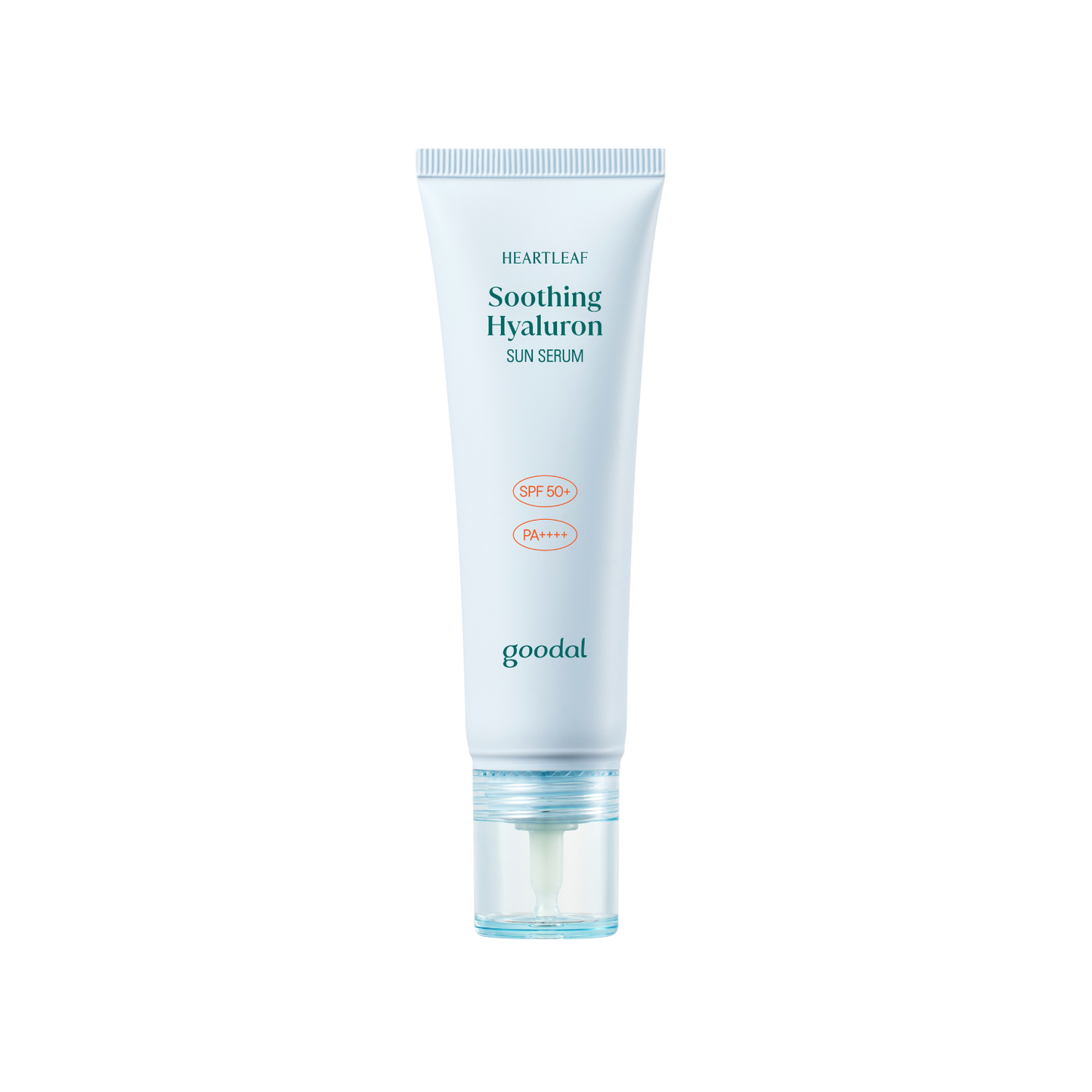 Goodal Heartleaf Soothing Hyaluron Sun Serum SPF 50+ PA++++ 50ml - Shop now at Glowii Beauty