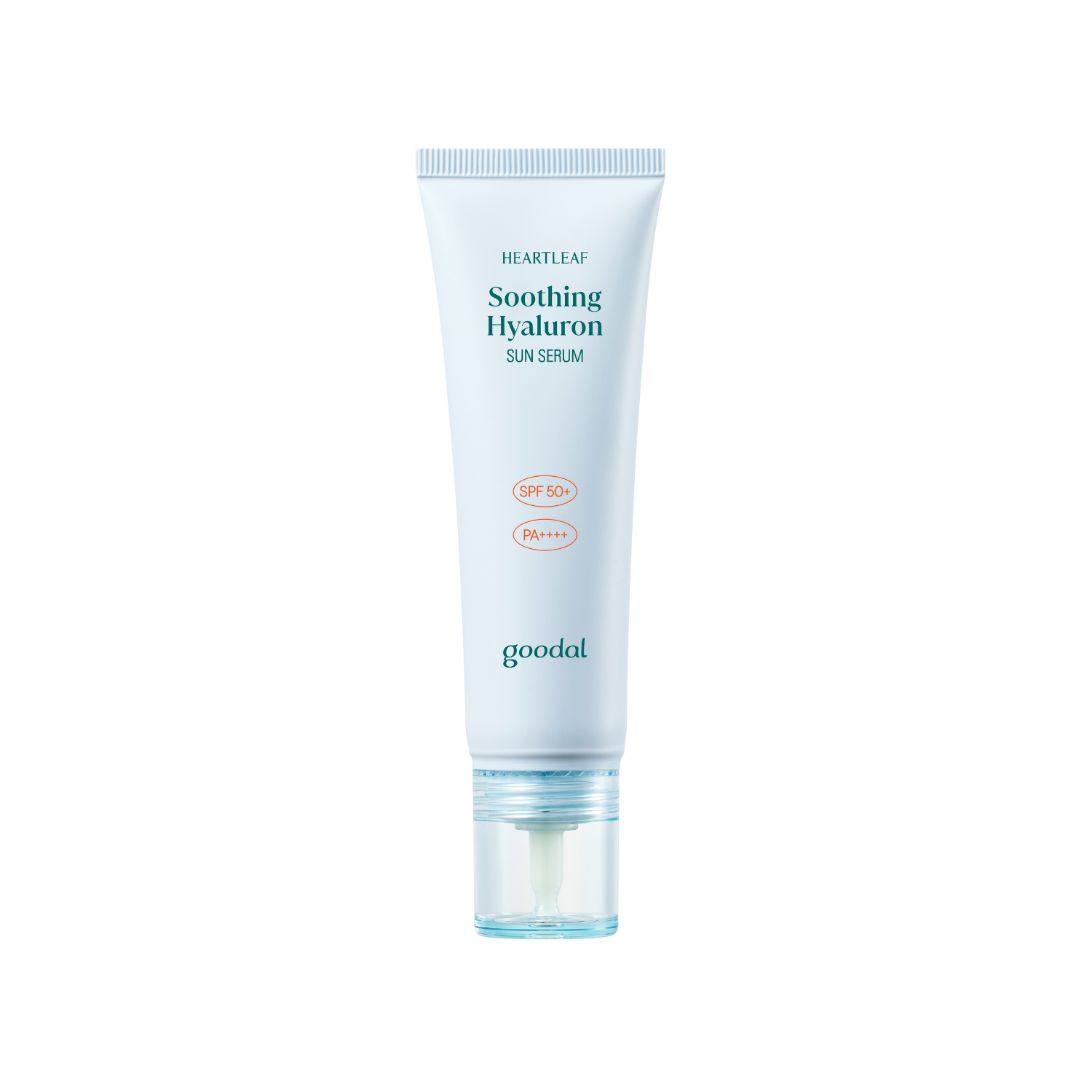 Goodal Heartleaf Soothing Hyaluron Sun Serum SPF 50+ PA++++ 50ml - Shop now at Glowii Beauty