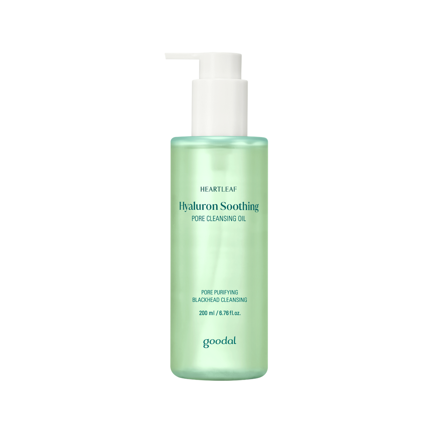 Goodal Houttuynia Cordata Hyaluron Soothing Pore Cleansing Oil 200ml - Shop now at Glowii Beauty