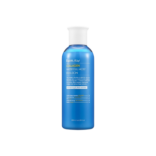 Farmstay Collagen Water Full Moist Emulsion 200ml  - Glowii Beauty