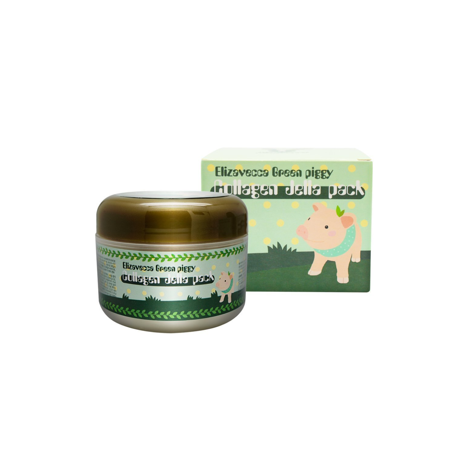 ELIZAVECCA Green Piggy Collagen Jella Pack 100g  - Glowii Beauty