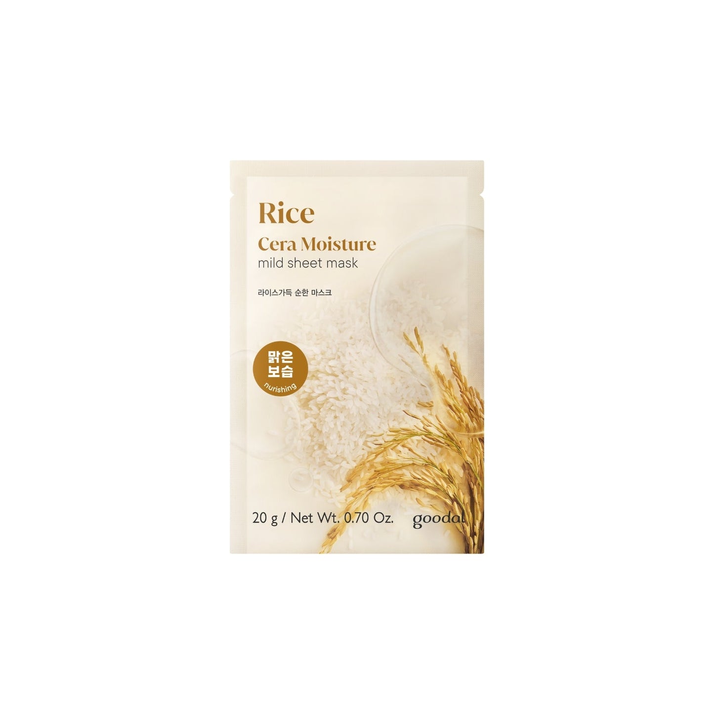 Rice Cera Moisture Mild Sheet Mask 1pc