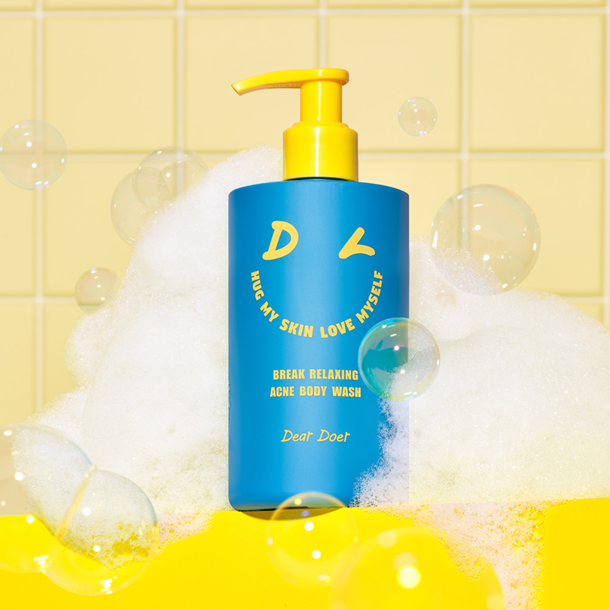 Dear Doer Break Relaxing Acne Body Wash 300ml - Shop now at Glowii Beauty