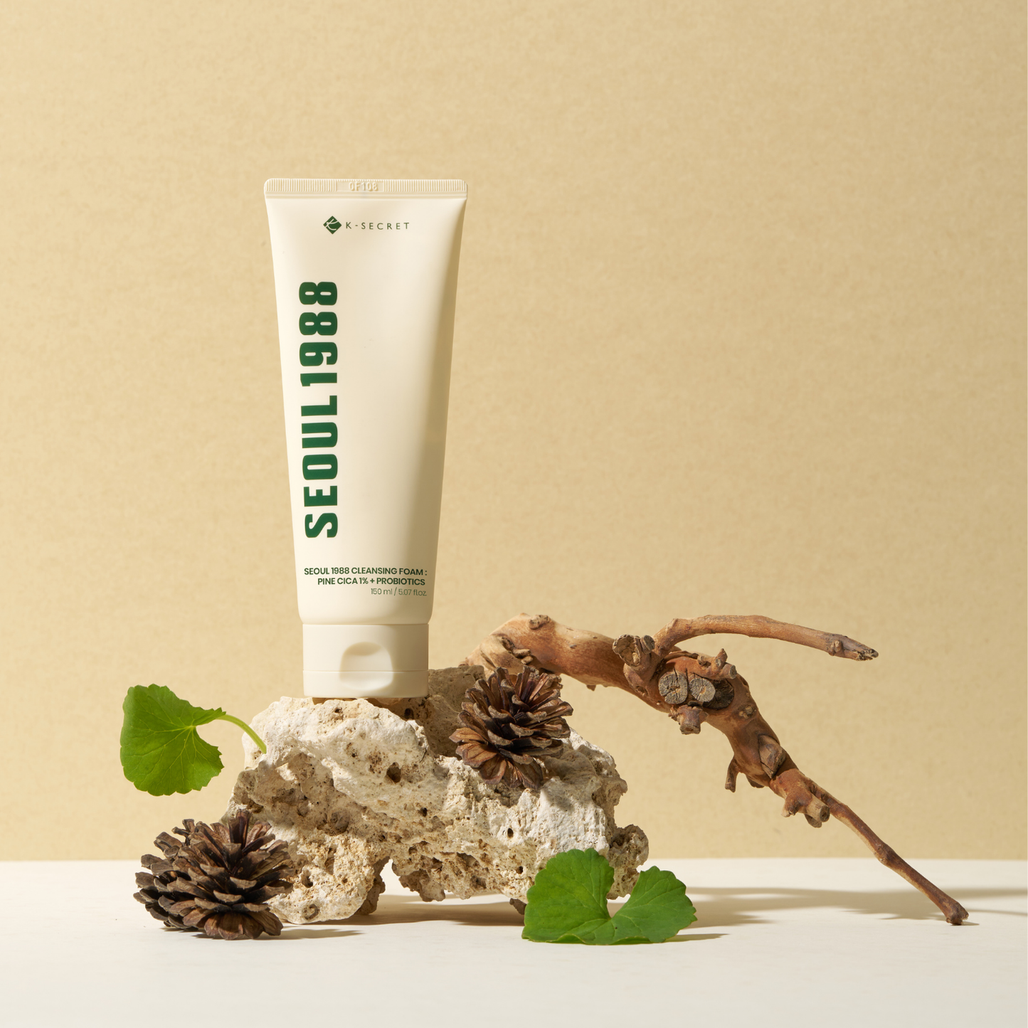 Seoul 1988 Cleansing Foam: Pine Cica 1% + Probiotics 150ml