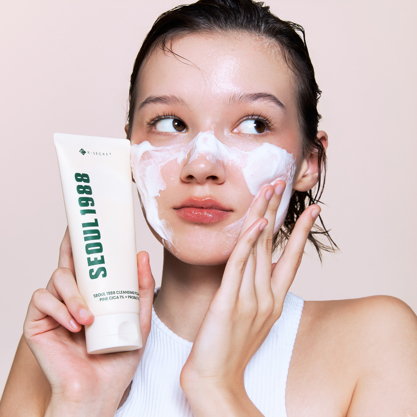 Seoul 1988 Cleansing Foam: Pine Cica 1% + Probiotics 150ml