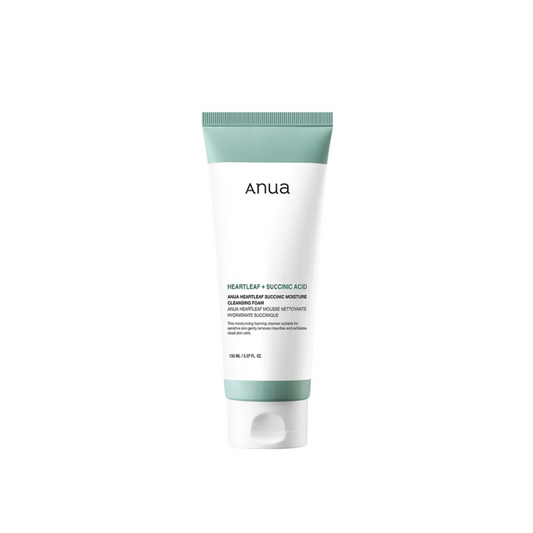 Anua [Renew] Heartleaf Succinic Moisture Cleansing Foam 150ml - Shop K-Beauty in Australia