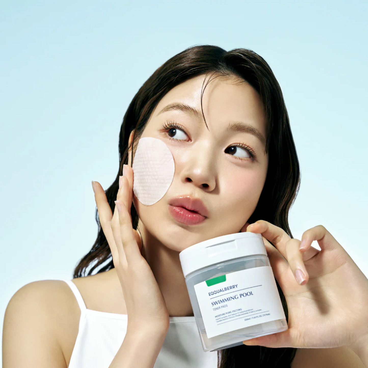 Eqqualberry Swimming Pool Toner Pads 70pcs - Shop K-Beauty in Australia