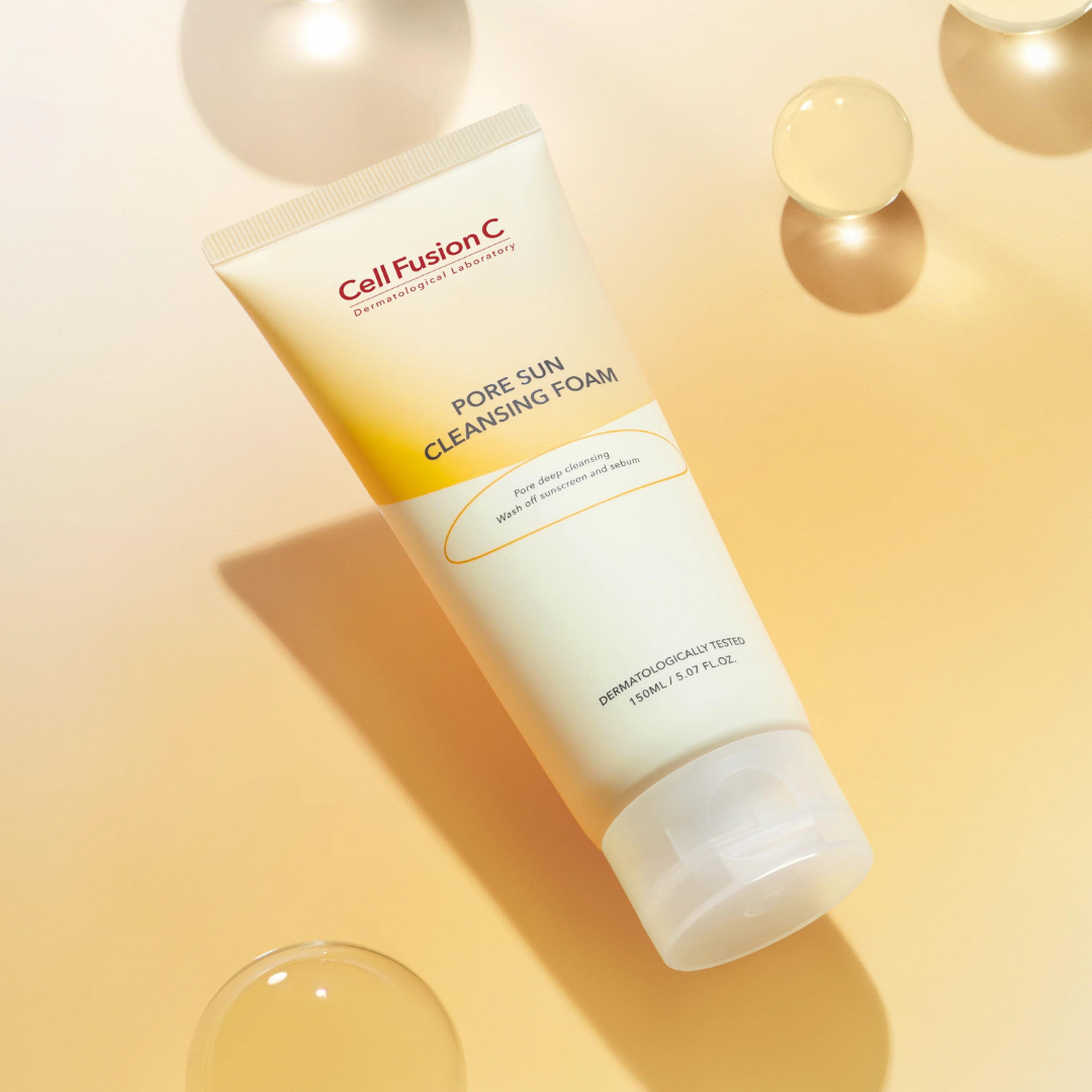 Cell Fusion C Pore Sun Cleansing Foam 150ml  - Glowii Beauty