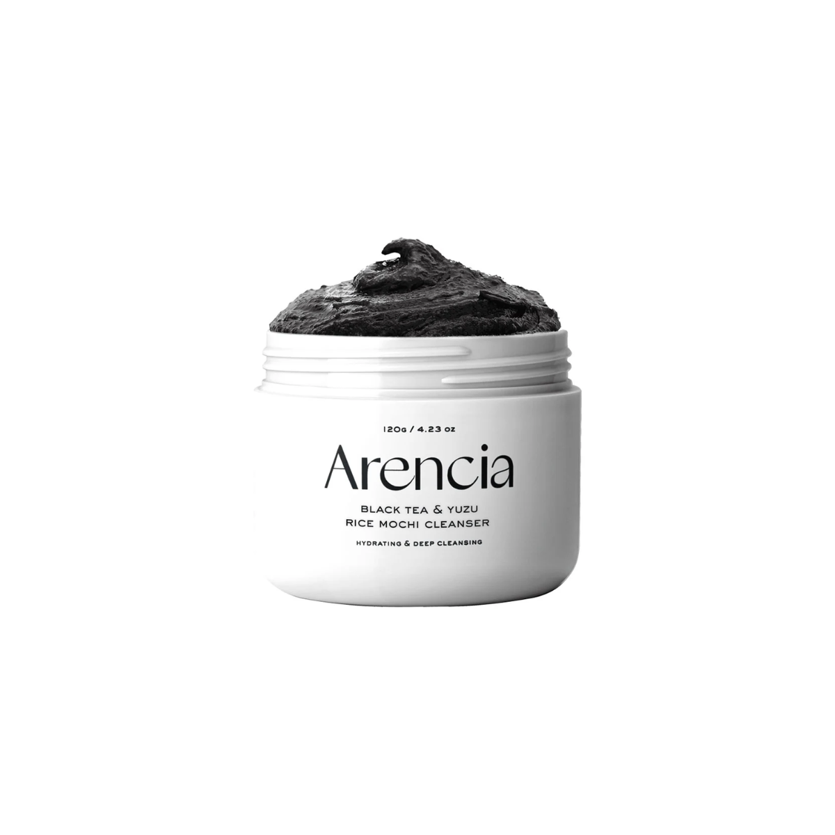 Arencia Black Tea & Yuzu Rice Mochi Cleanser 120g - Shop now at Glowii Beauty