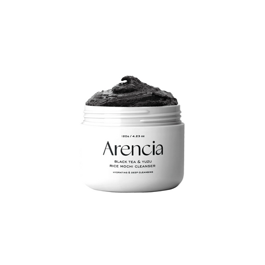 Arencia Black Tea & Yuzu Rice Mochi Cleanser 120g - Shop now at Glowii Beauty