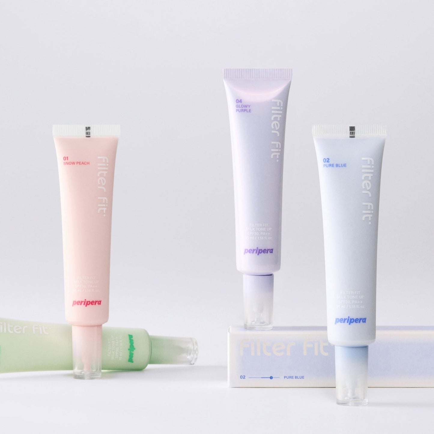Peripera Filter Fit Milk Tone Up (4 Variants) - Shop now at Glowii Beauty