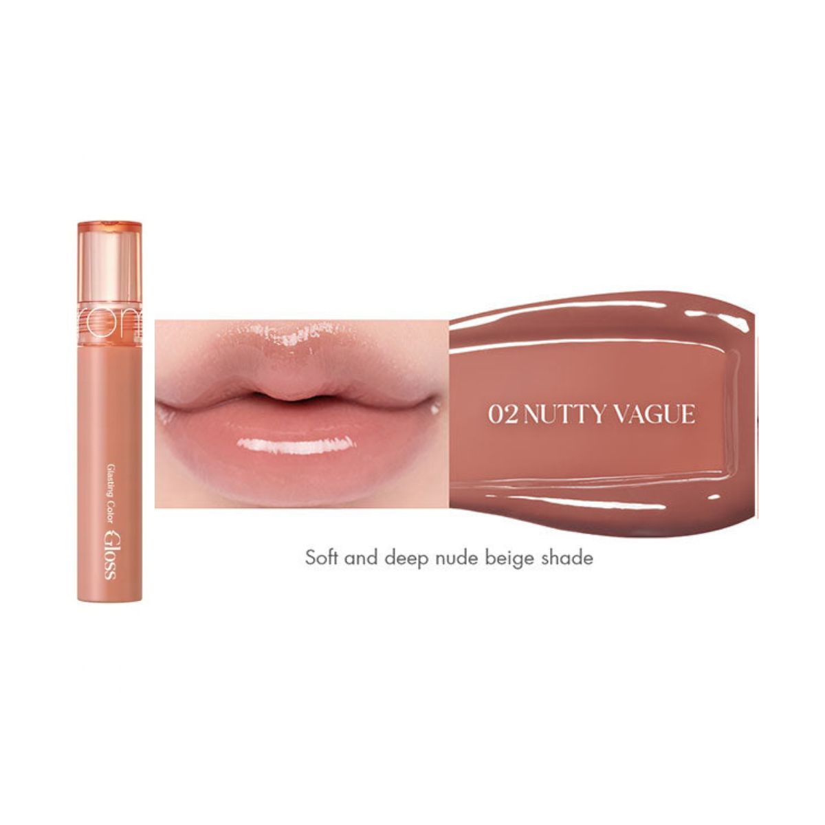 Rom&nd Glasting Color Gloss (6 colours)  - Glowii Beauty