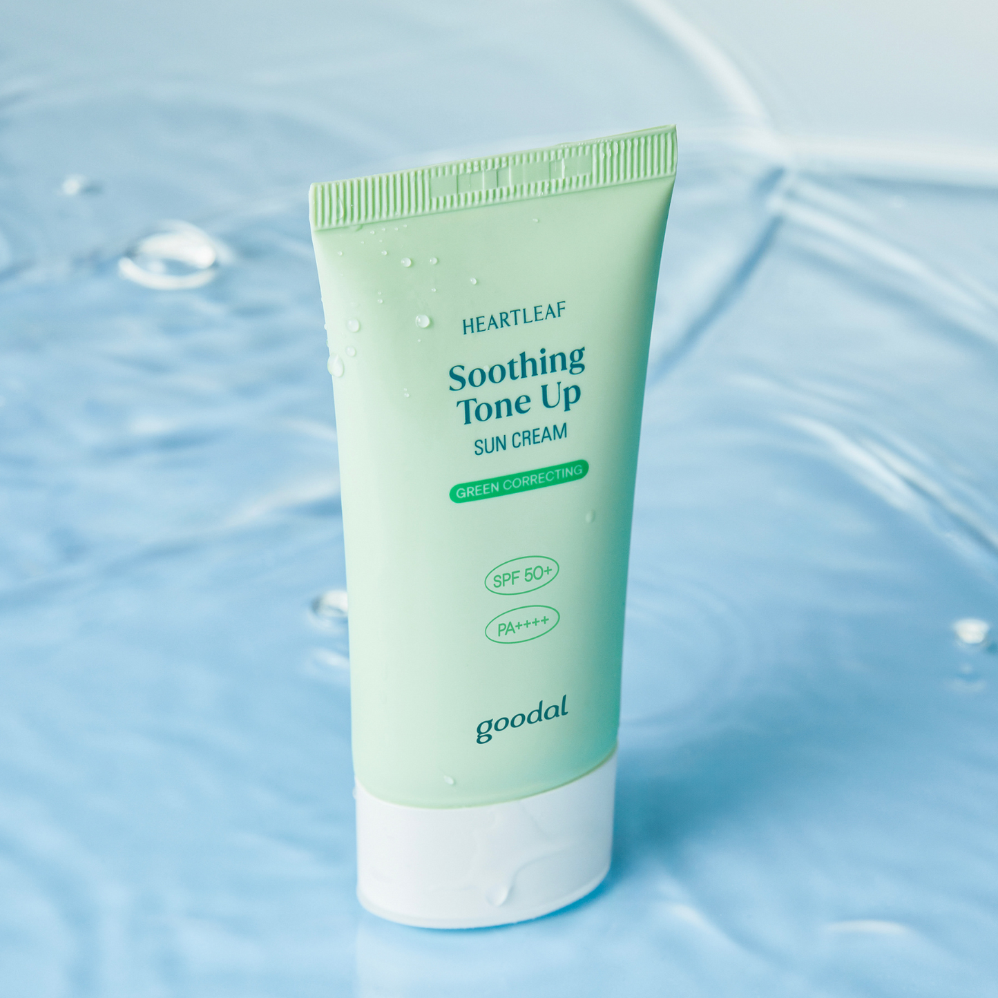 Goodal Heartleaf Soothing Green Tone Up Sun Cream SPF 50+ PA++++ 50Ml - Shop now at Glowii Beauty
