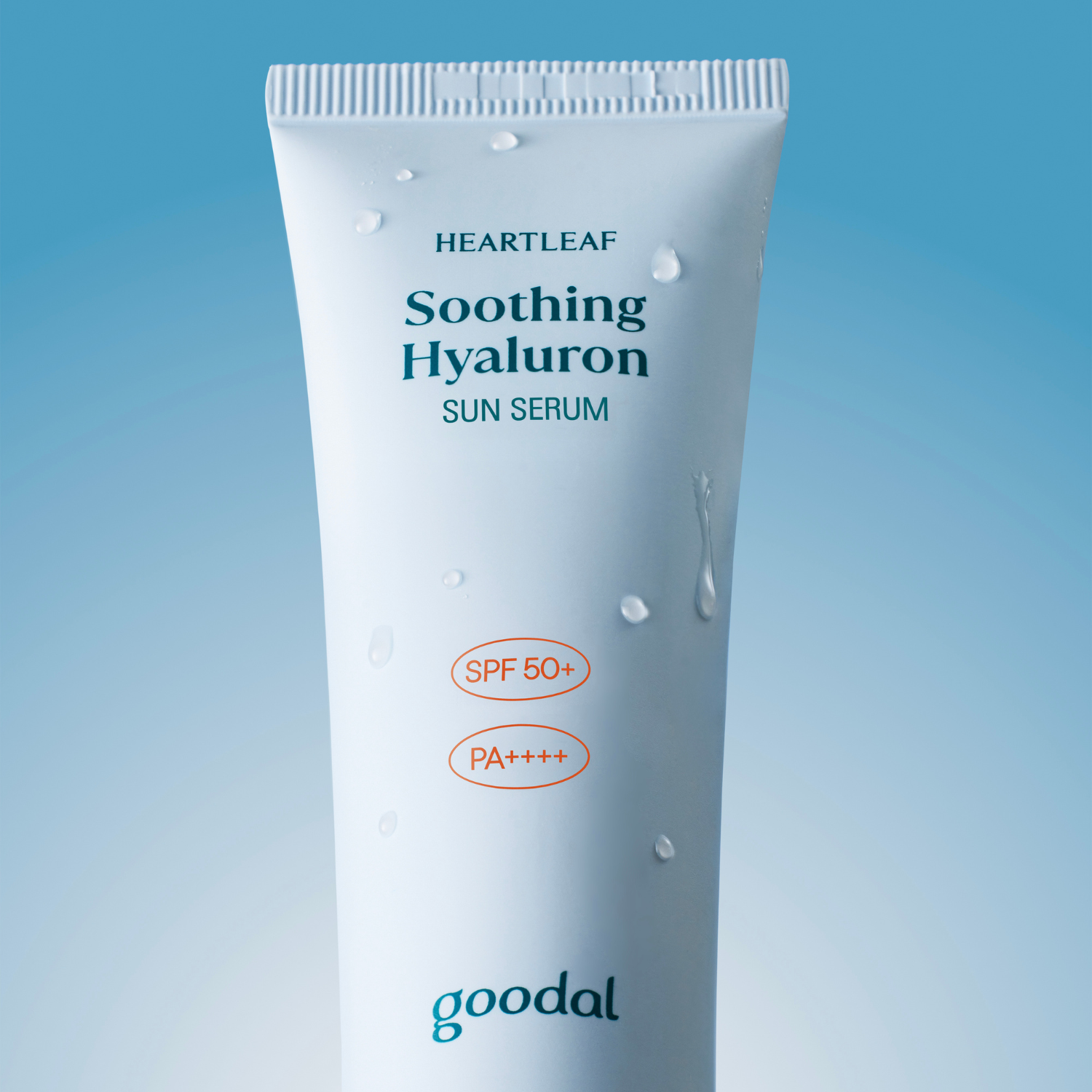 Goodal Heartleaf Soothing Hyaluron Sun Serum SPF 50+ PA++++ 50ml - Shop now at Glowii Beauty