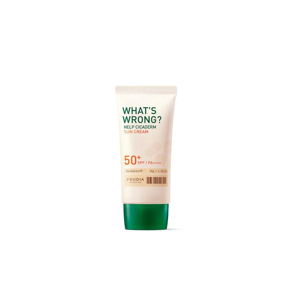 Frudia What's Wrong Help Cicaderm Sun Cream 50g  - Glowii Beauty