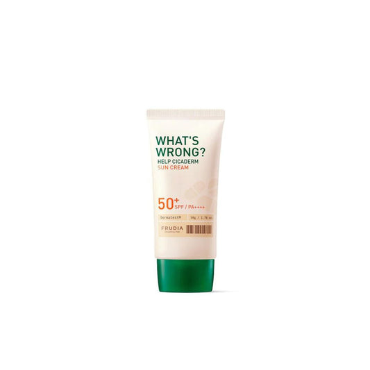 Frudia What's Wrong Help Cicaderm Sun Cream 50g  - Glowii Beauty