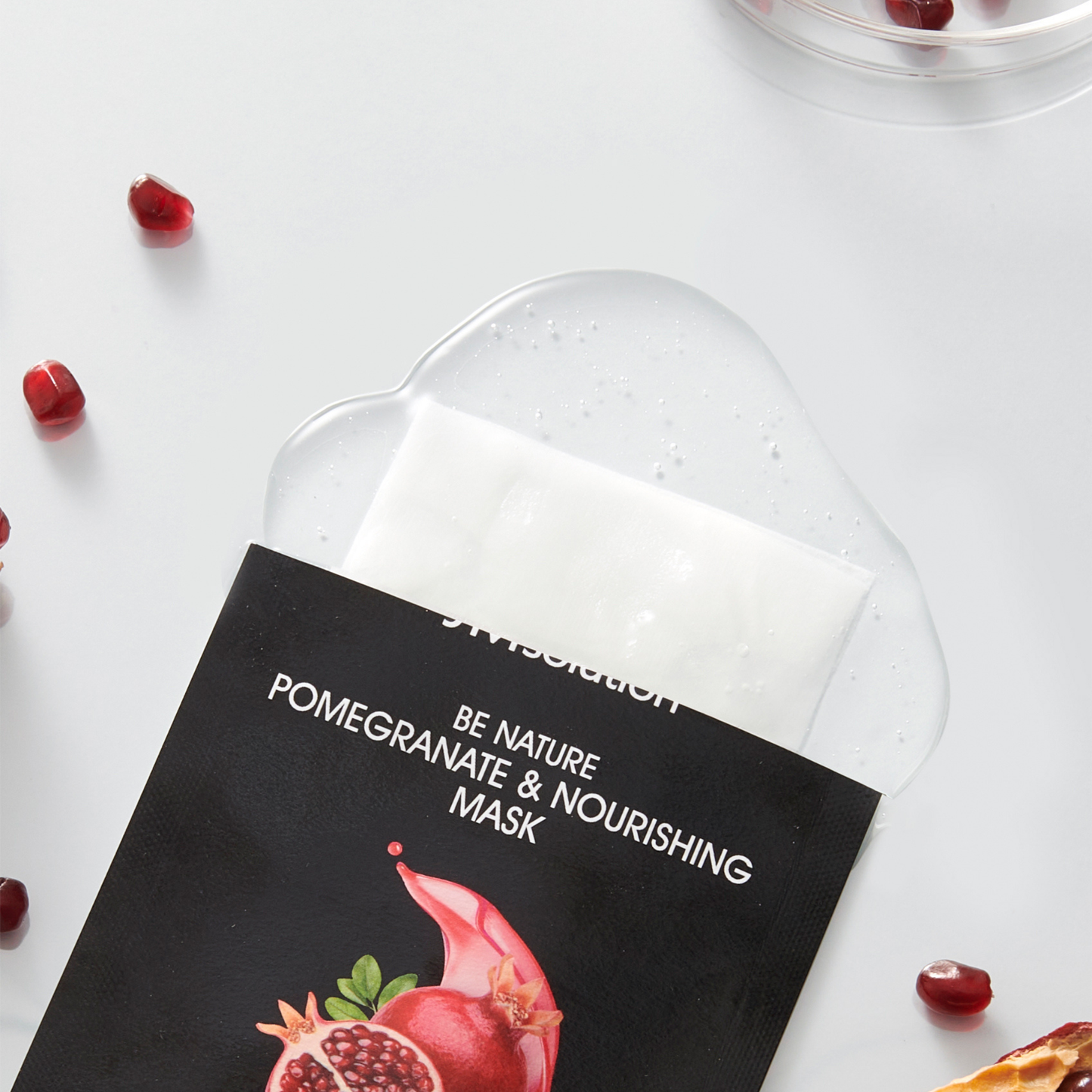 JMsolution Be Nature Pomegranate & Nourishing Mask Box [10pcs] - Shop K-Beauty in Australia