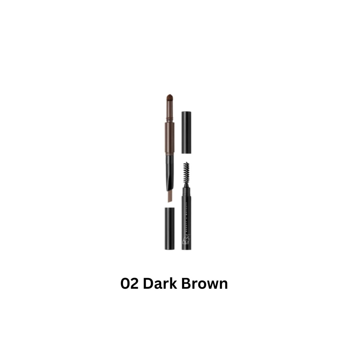 B.O.M 3-in-1 Triple Edge Eyebrow kit with various brow shaping tools and brushes for precise grooming and styling.