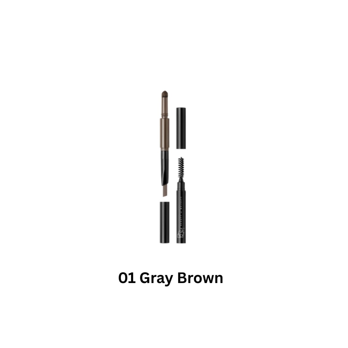 B.O.M 3-in-1 triple edge eyebrow tool with versatile shaping and defining features for precise eyebrow grooming.