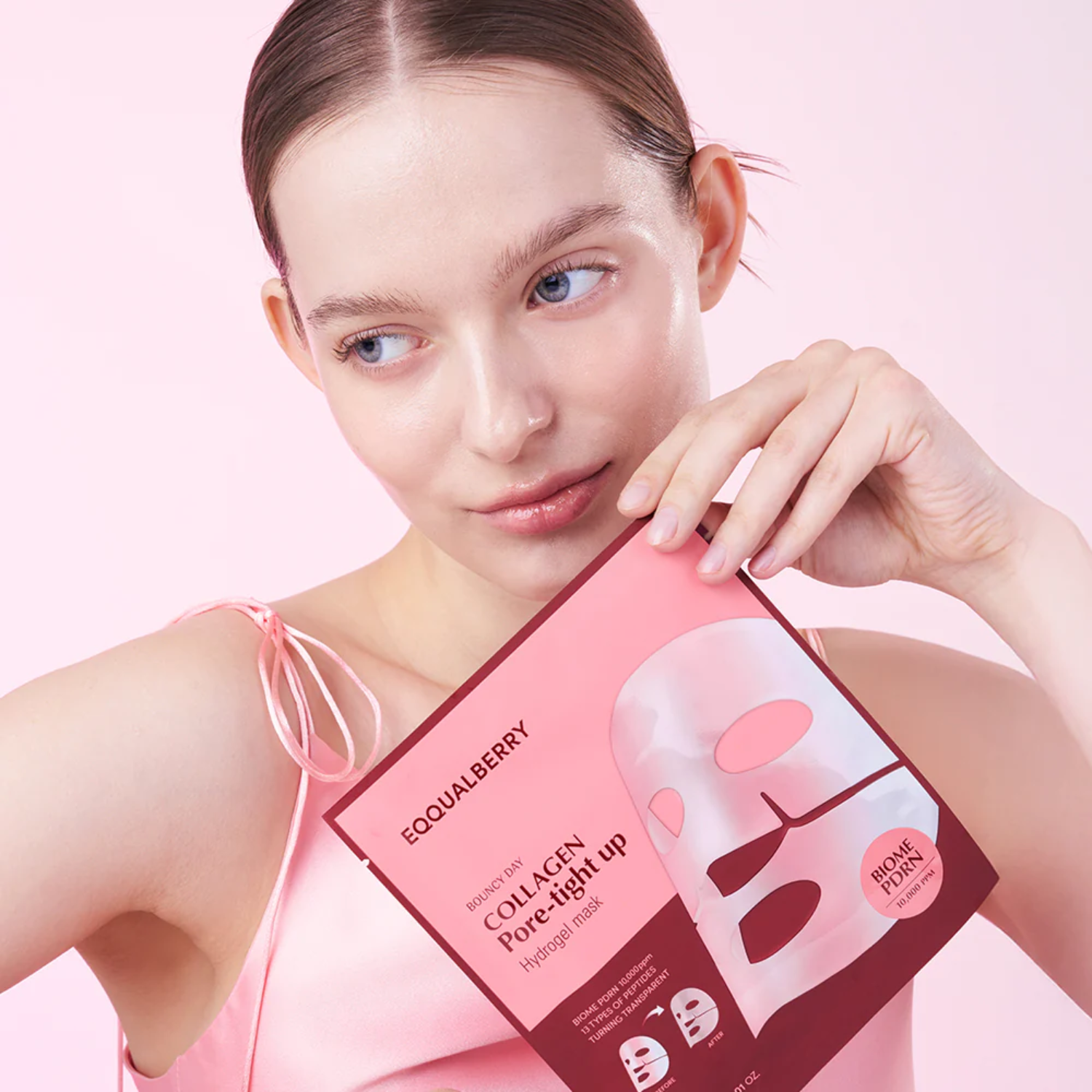Eqqualberry [CHECK WITH WH] Collagen Pore Tight Up Hydrogel Mask 10pc - Shop K-Beauty in Australia