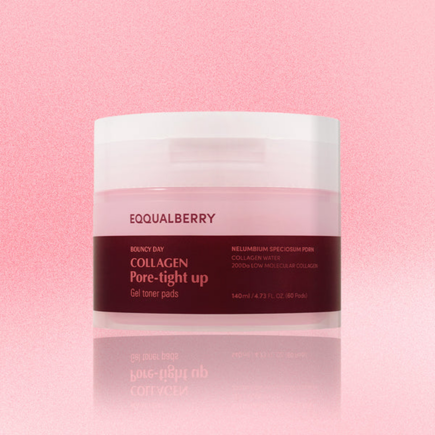 Eqqualberry Collagen Pore Tight Up Gel Toner Pad 60pcs - Shop K-Beauty in Australia