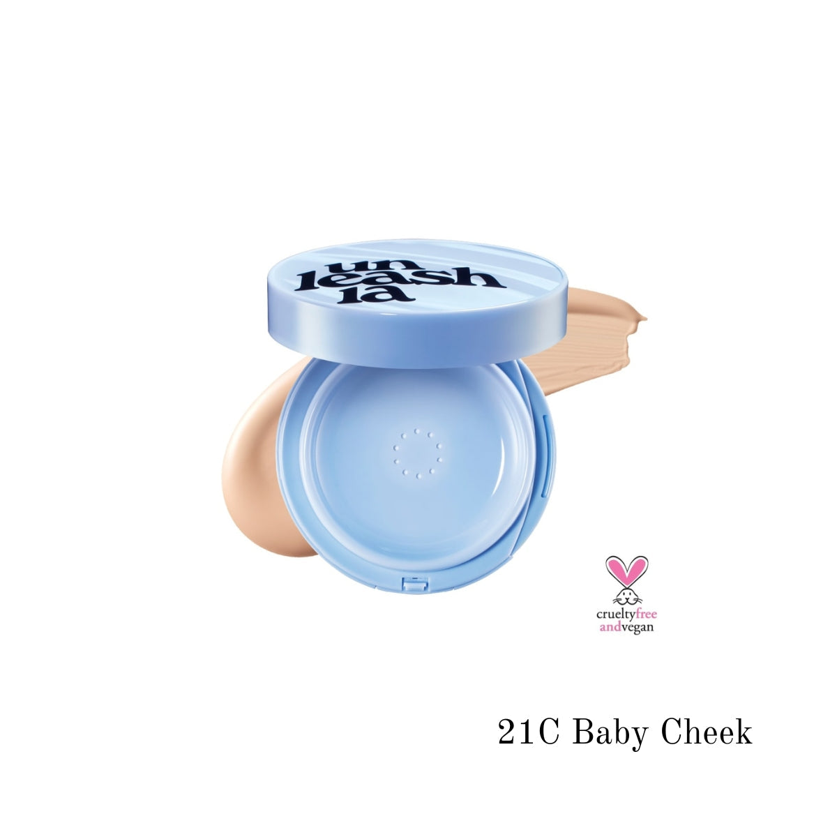 Unleashia Babe Skin Baby Blue Cushion - Shop at Glowii Beauty