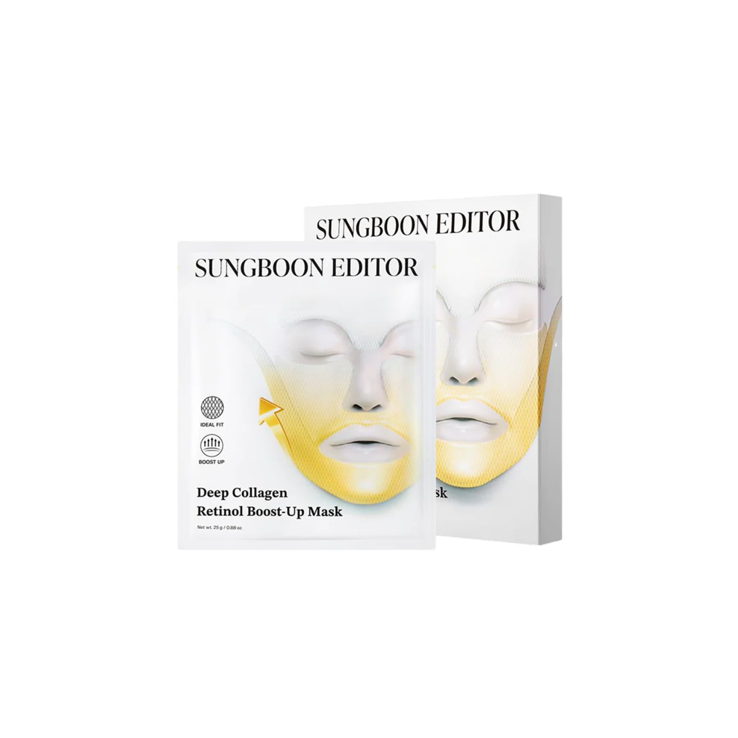 Sungboon Editor Deep Collagen Retinol Tension Boost Up Mask Set Box 4pcs (NEW) - Shop K-Beauty in Australia