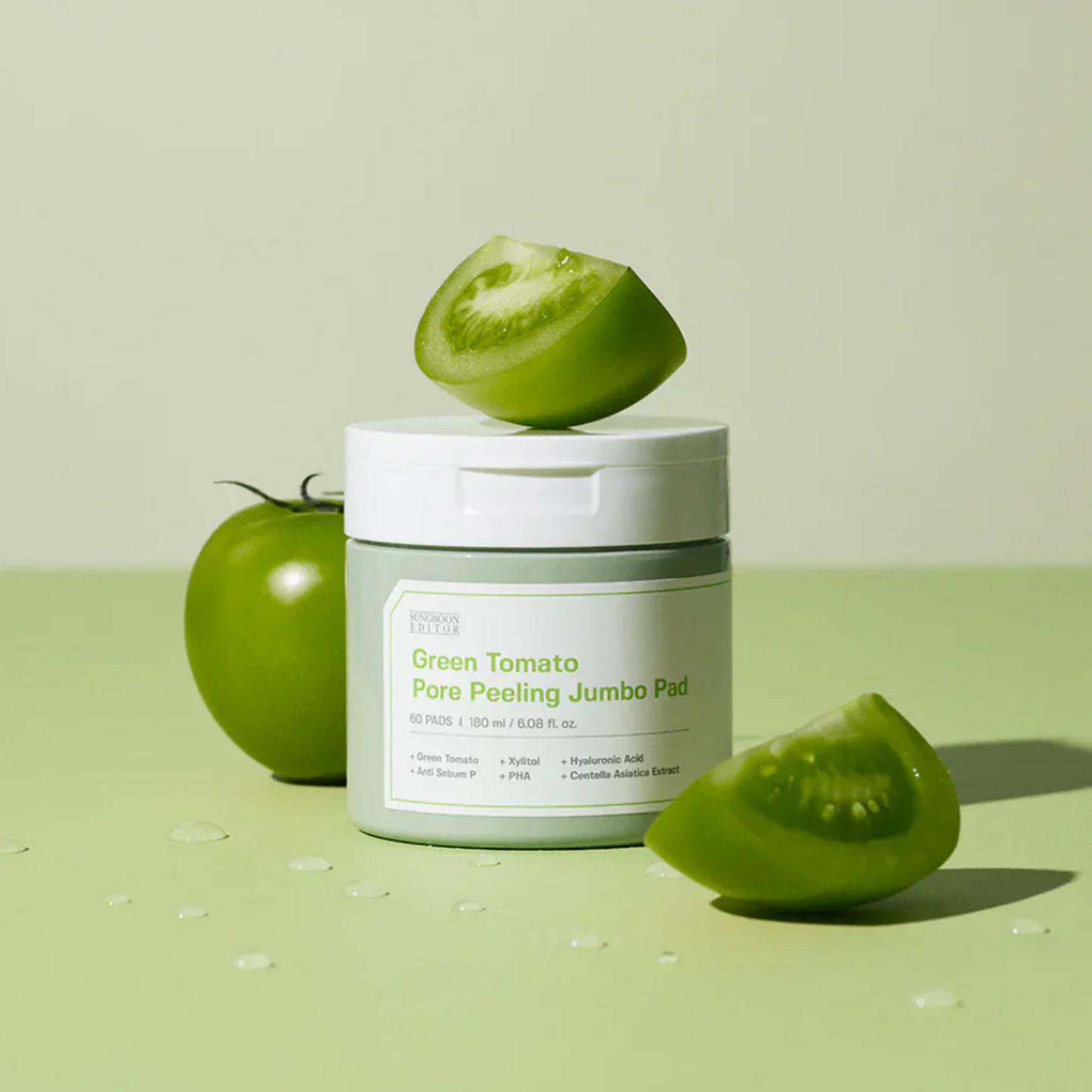 Green Tomato Pore Peeling Jumbo Pad 60Pads