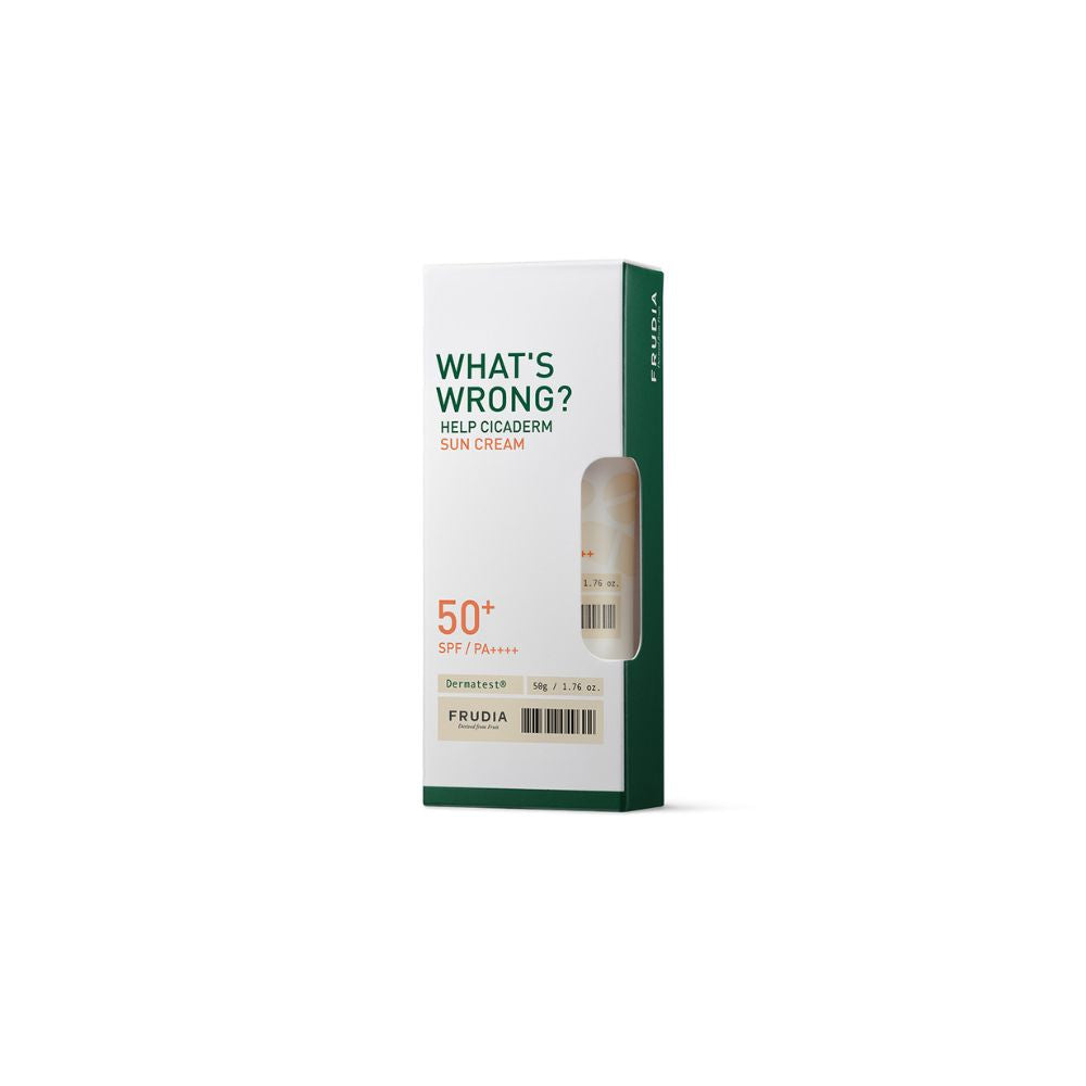 Frudia What's Wrong Help Cicaderm Sun Cream 50g  - Glowii Beauty