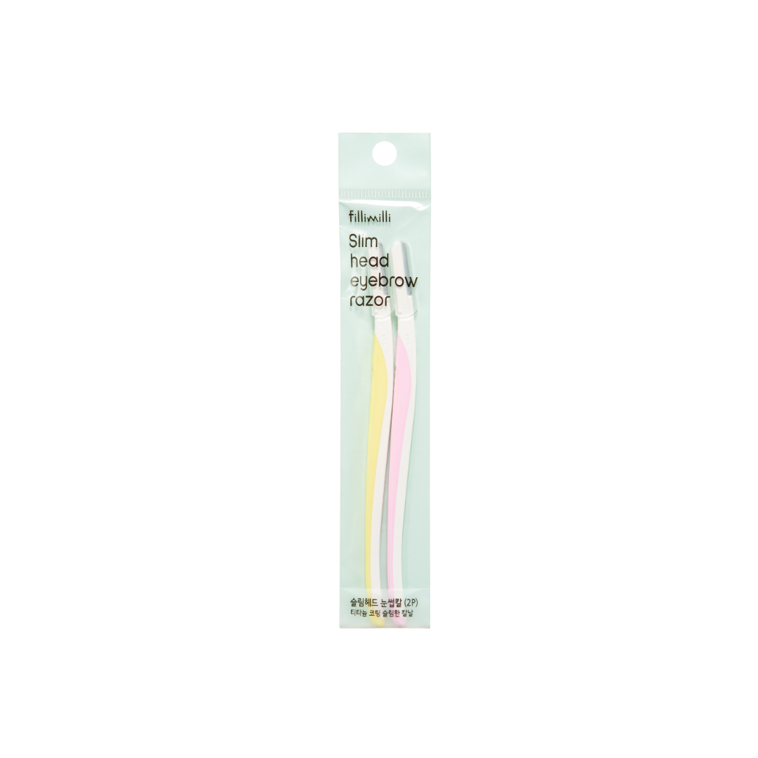 Fillimilli Slim Head Eyebrow Razor (2pcs) - Shop K-Beauty in Australia